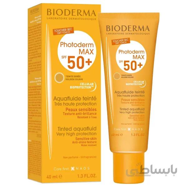 کرم ضد آفتاب فتودرم مکس +SPF50 بایودرما (رنگ طلایی)