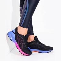 Asics Dyna Flyte 2 Womens کتونی رانینگ اسیکس داینا فلایت 2 زنانه مشکی صورتی بنفش