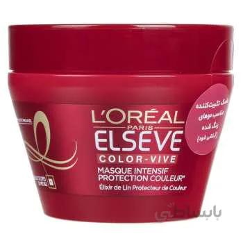 ماسک موی رنگ شده لورال پاریس السو ۳۰۰ میل ا Loreal Paris Elseve Color Vive Hair Mask 300ml