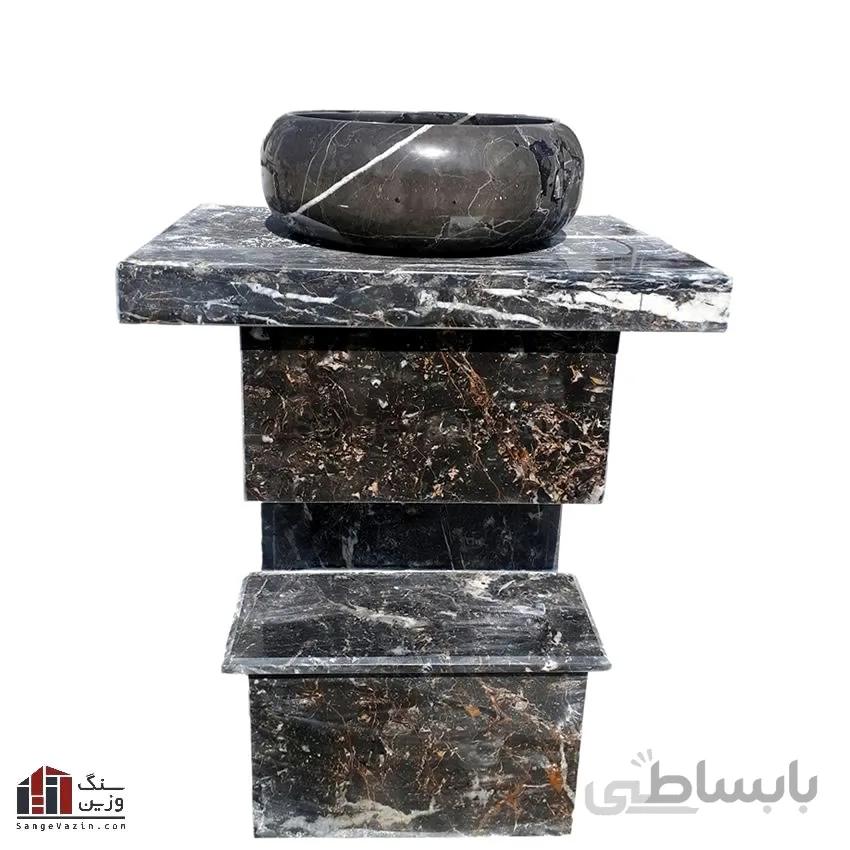 روشویی سنگی سیمین