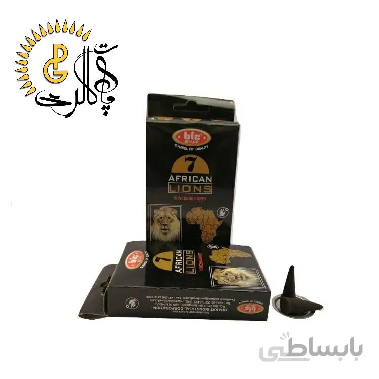 عود مخروطی 7 AFRICAN LIONS کد 1115