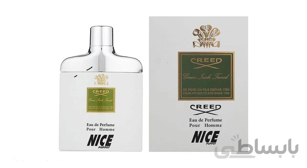 ادکلن مردانه nice نایس 85 میل مدل creed Green Irish