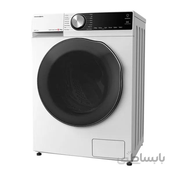 ماشین لباسشویی پاکشوما 8 کیلویی مدل TFB-85401 WT ا PAKSHOMA WASHING MACHINE TFB-85401 WT 8 KG