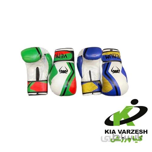 دستکش بوکس چرم برند ونوم کد KIA0124 - مشخصات، قمت و خرید ا venom brand leather boxing gloves code kia0124