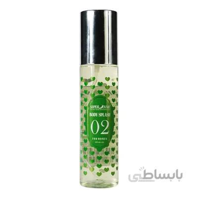 بادی اسپلش خوشبو کننده و ضد تعریق زنانه سوپراستار شماره 2