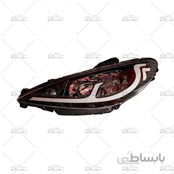 چراغ جلو اسپرت پژو 206 طرح F