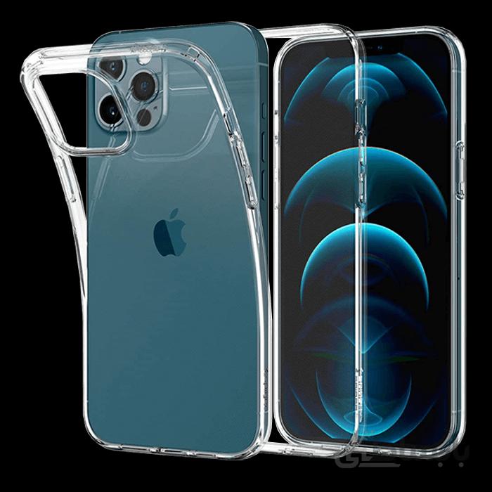 قاب اسپیگن مدل CRYSTAL FLEX CLEAR مناسب برای گوشی آیفون 12Pro max