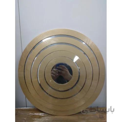 آیینه گرد 5 تایی قاب طلایی مدل galaxy 05