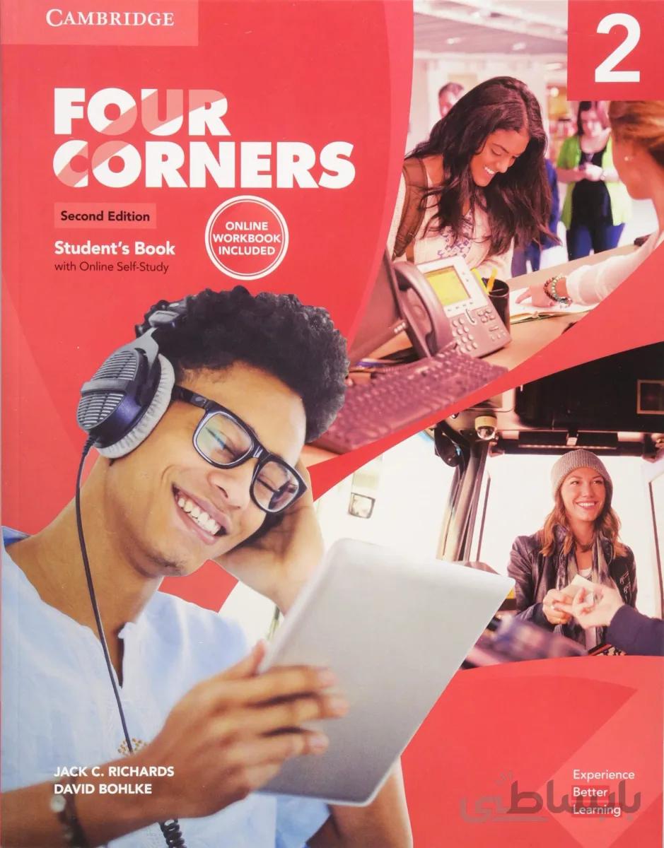 خرید کتاب انگلیسی فور کرنرز Four Corners 2nd 2 SB+WB+DVD 1
