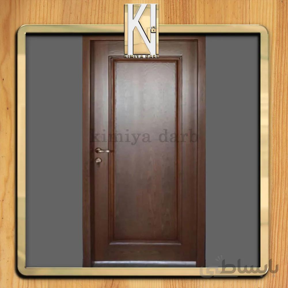 درب با روکش PVC تک قاب کد 604