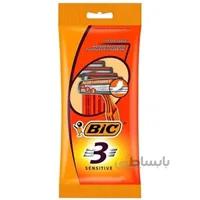 خود تراش بیک مدل Sensitive بسته 3 عددی