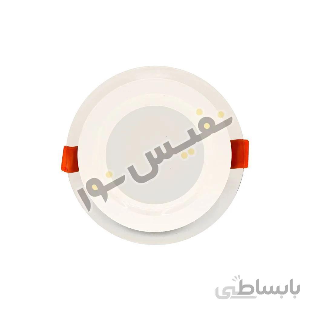 چراغ ال ای دی سقفی ۷ وات دور شیشه ای دکتر لایت