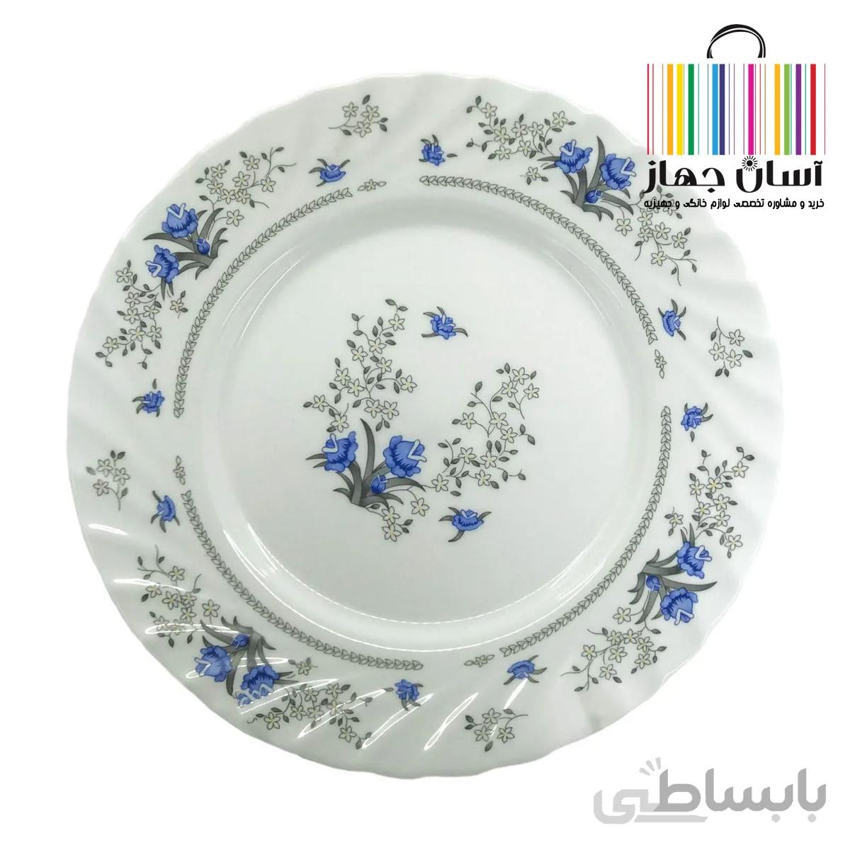 سرویس غذا خوری 28 پارچه پارس اپال طرح رمانتیک 120p