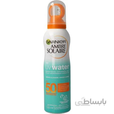 اسپری ضد آفتاب گارنیه 200میل Ambre Solaire Uv Water SPF30