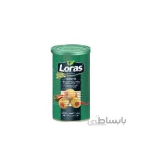 زیتون سبز بدون هسته فلفل دلمه 800 گرمی LORAS