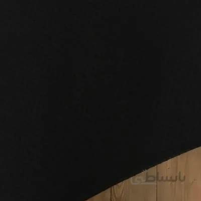 پارچه حریر اشکی رنگ مشکی کد 146