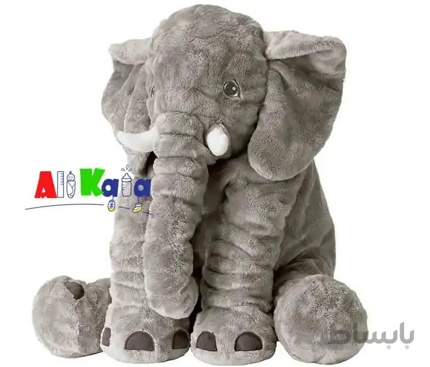 عروسک فیل بالشتی بازی و خواب نوزاد اورجینال بزرگ