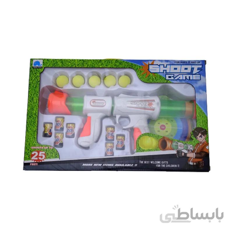 تفنگ اسباب بازی پرتاب توپ اسفنجی SHOOT GAME