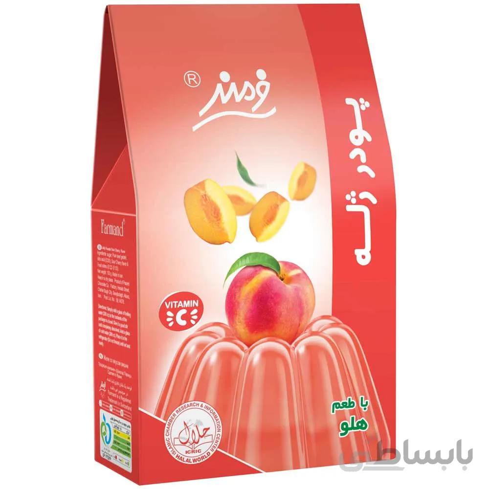 پودر ژله با طعم هلو فرمند ۱۰۰ گرمی ا -