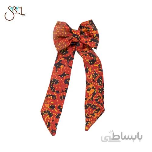 گیره سر پاپیونی با پارچه باتیک مدل 2014