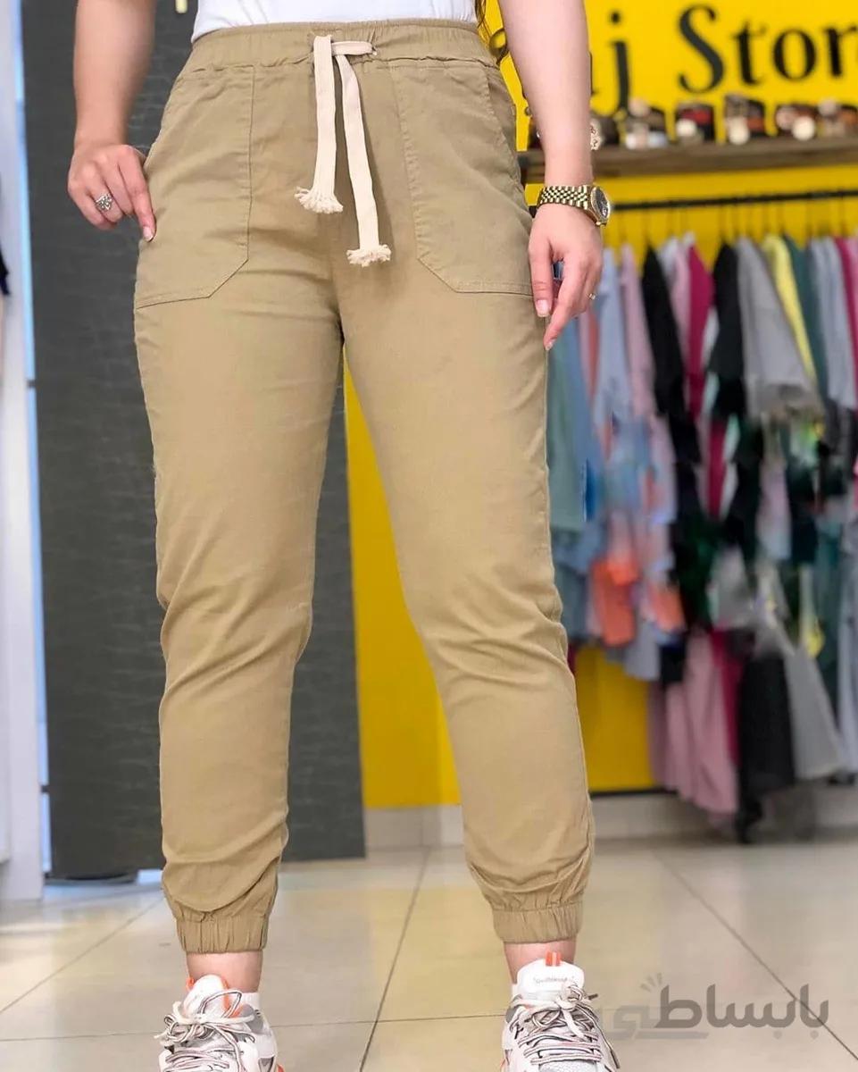 شلوار اسلش کتان ترک در 5 رنگ