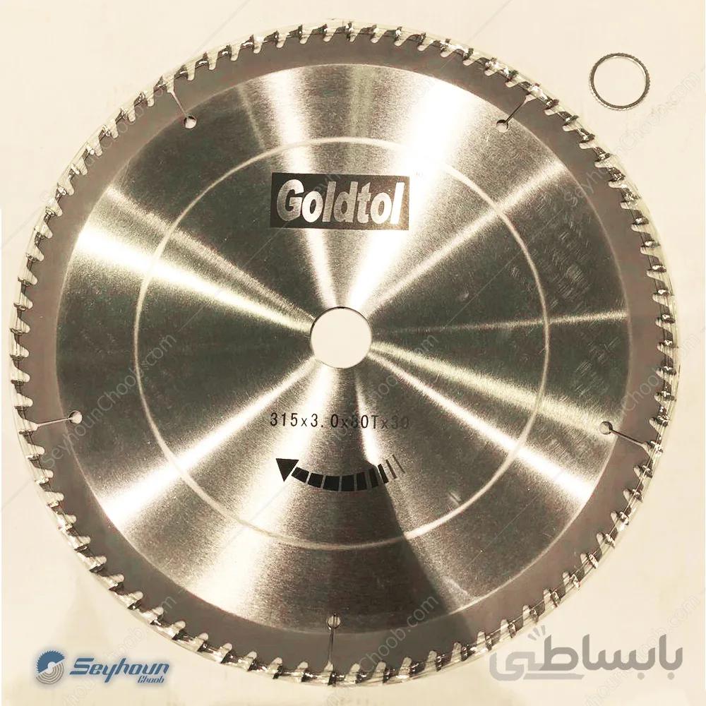 تیغ اره چوب بر 80 دندانه قطر 31.5 سانتی متر GOLDTOL