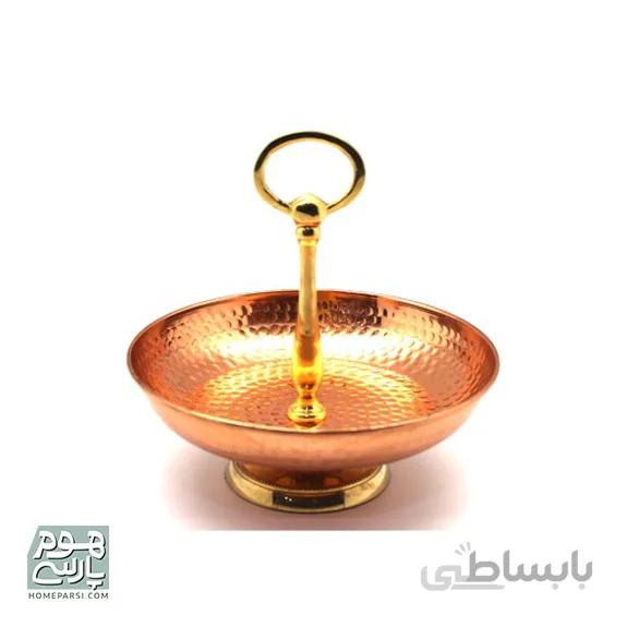 شیرینی دسته دار یک طبقه متوسط مسی 62254B