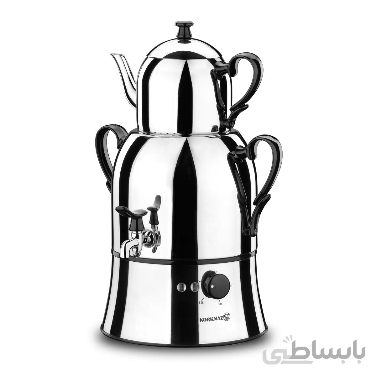 سماور برقی کرکماز مدل Nosta کد 338 ا Korkmaz Nosta 338 Electrical Samovar