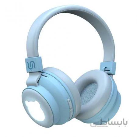 PORODO SOUNDTEC KIDS WIRELESS HEADPHONE BLUE BEAR ا هدست بی سیم پرودو مدل Blue Bear