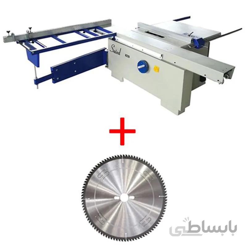 دورکن سعید خط زن دار طول ریل واگنی 2.20 متر به همراه تیغ اره 96*30