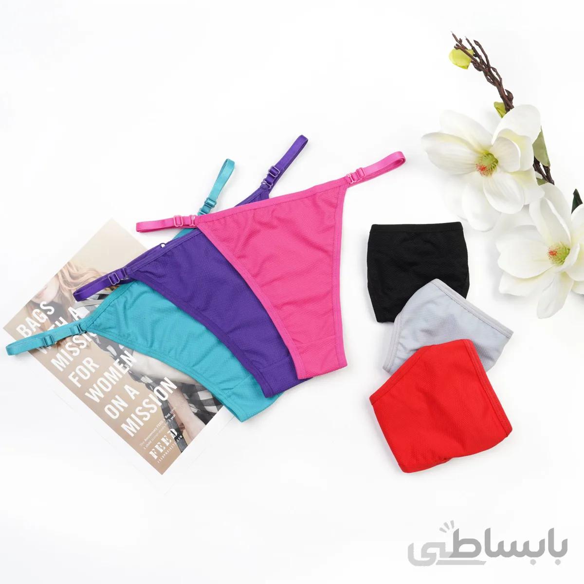 شورت لیزری کیفی بغل تنظیم سایز 40-46 (پک 6 عددی)