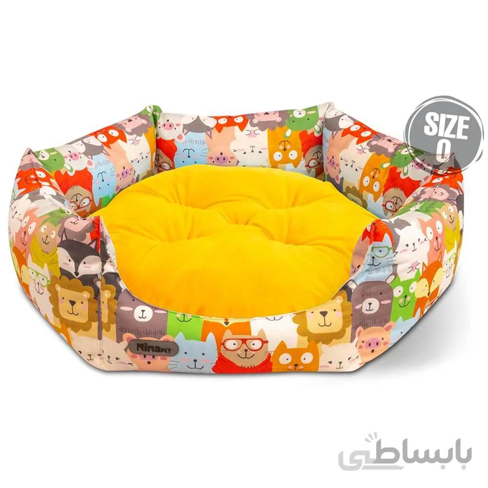 جای خواب شش ضلعی سگ و گربه نیناپت مدل vip باغ وحش ا Ninapet Hexagon Bed For Dogs And Cats Zoo Model