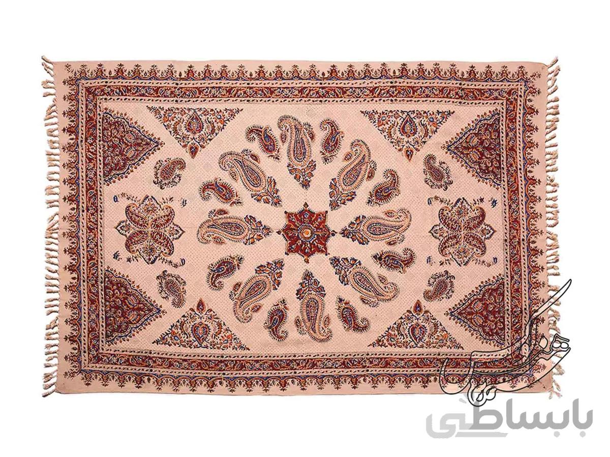 سفره قلمکار مستطیل طرح سبیل