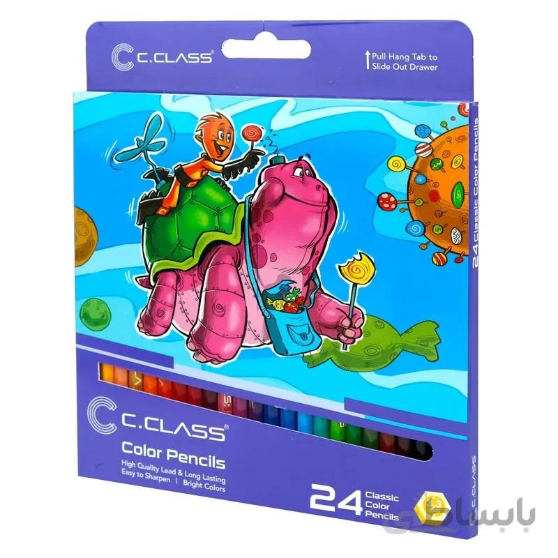 مداد رنگی ۲۴ رنگ سی کلاس C.Class PC4578-24