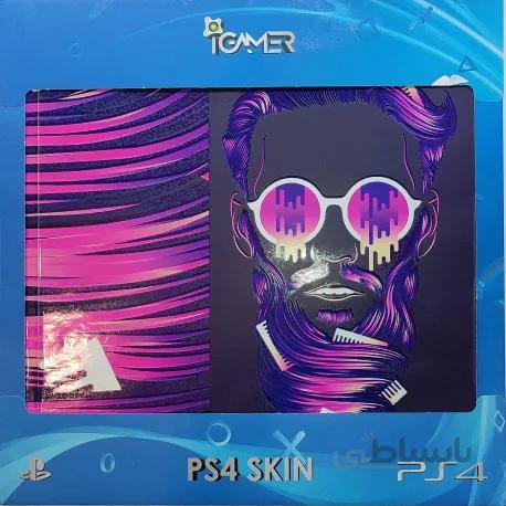 Ps4 Skin For Slim Purple Design