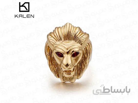 انگشتر مردانه شیر آفریقایی kalen-r-1