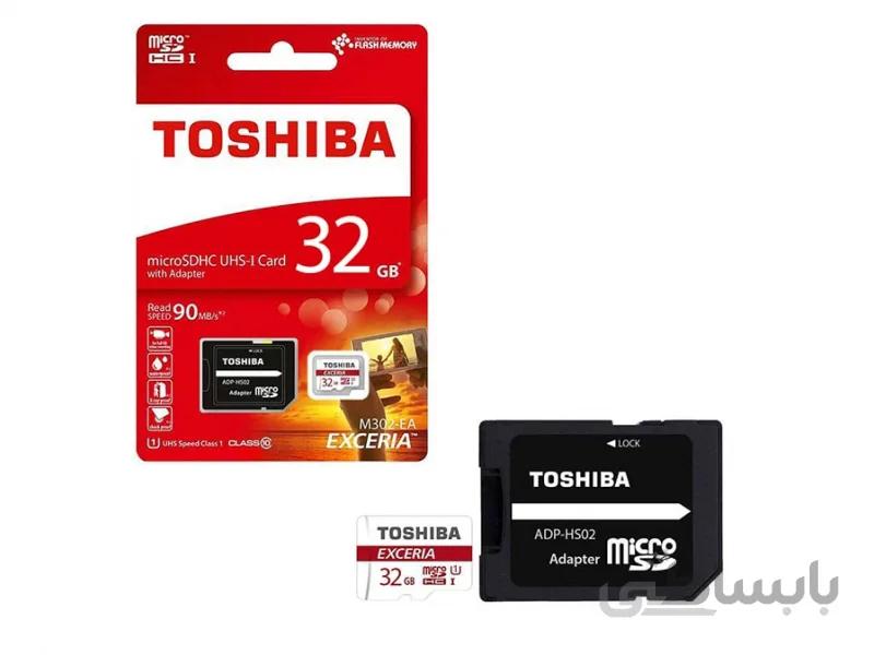 کارت حافظه توشیبا مدل M203 کلاس 10 استاندارد UHS-Iسرعت90MBظرفیت 32 گیگابایت