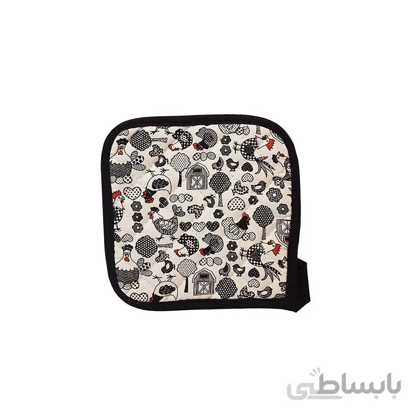 دستگیره آشپزخانه کتان طرح خروس