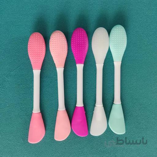 قلم براش ماسک سیلیکونی دو طرفه پرزدار پینک PINK ا برند :