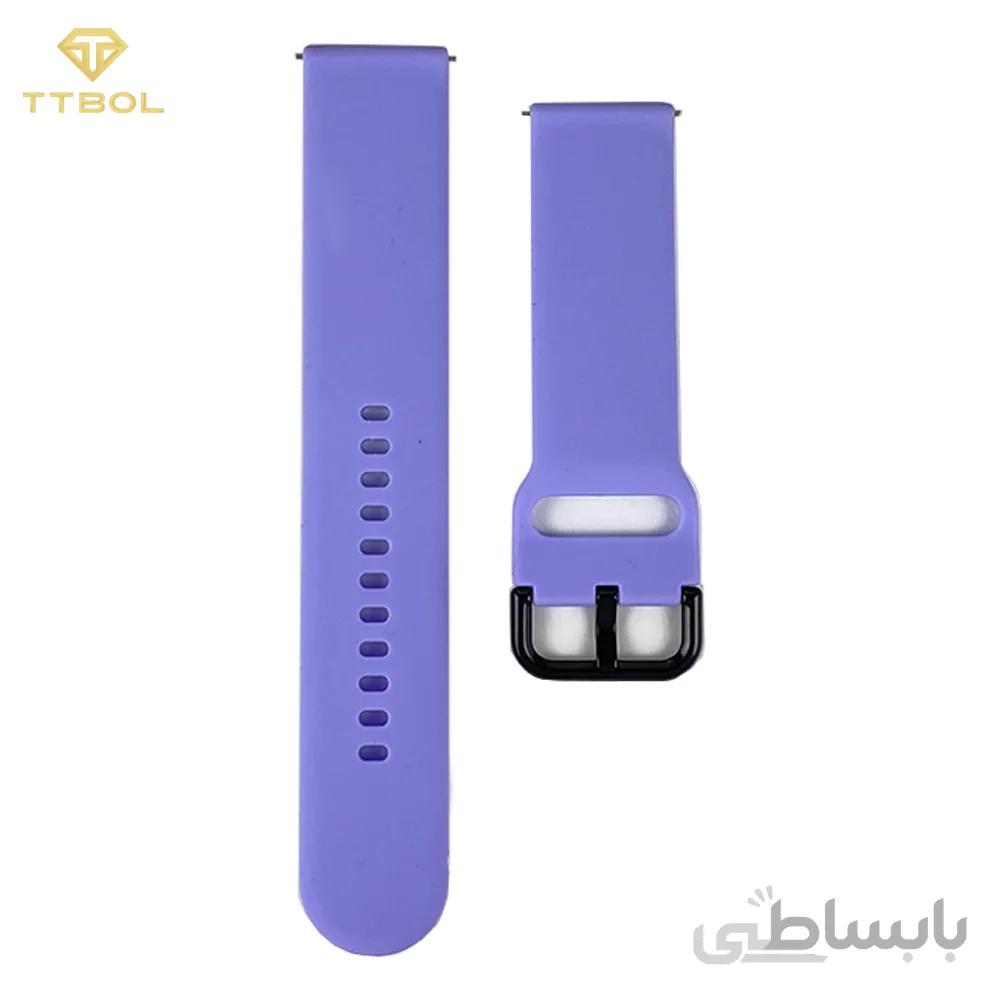 بند سیلیکونی ساعت هوشمند سایز 22 کد 52