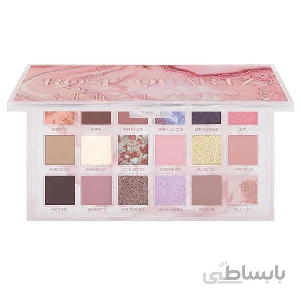 پالت سایه مدل رز کوارتز هدی بیوتی (Hudabeauty Story Rose Quartz Palette)