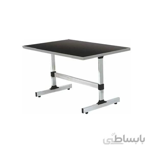 میز مستطیل بنیزان مدل پایه پروفیلی