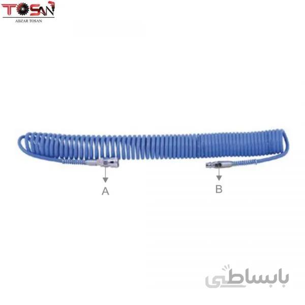 شیلنگ فنری بادی 10 متری 8*5 چینی