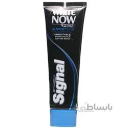 خمیر دندان سیگنال White Now مدل Superpure حجم 75 میل ا Signal White Now Men Super pure Toothpaste 75ml
