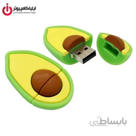 فلش مموری عروسکی کینگ فست مدل FR-13 طرح آووکادو ظرفیت 32 گیگابایت