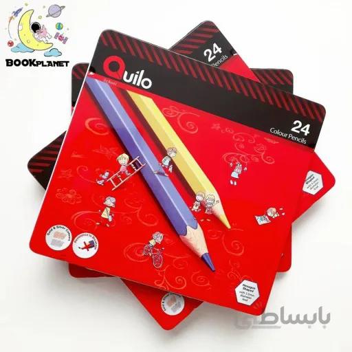 مداد رنگی 24 رنگ کوییلو