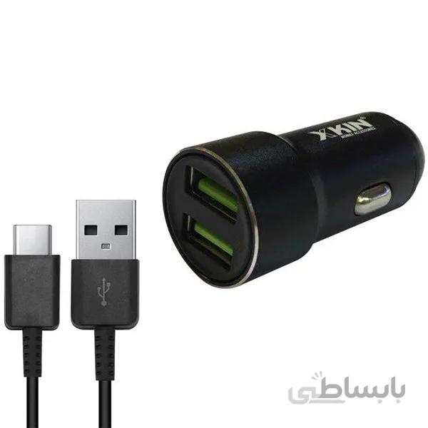 شارژر فندکی ایکس کین مدل XK-CAR01