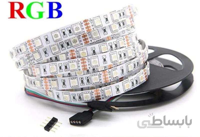 ال ای دی نواری آر جی بی بدون روکش