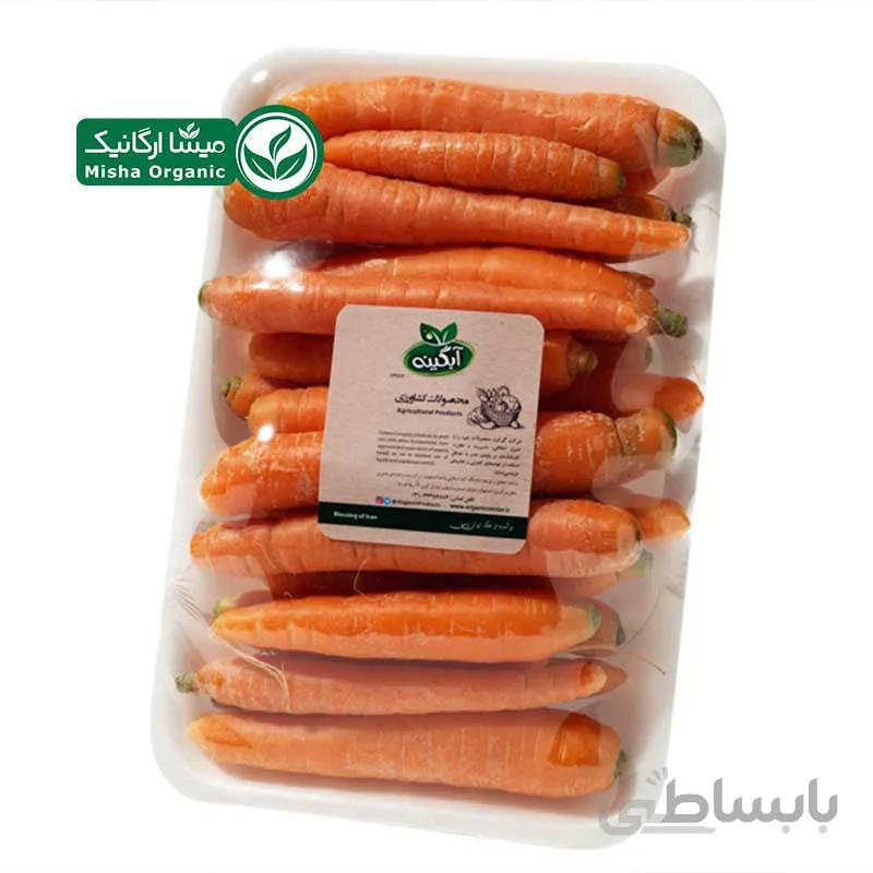 هویج ارگانیک آبگینه – 1 کیلوگرم