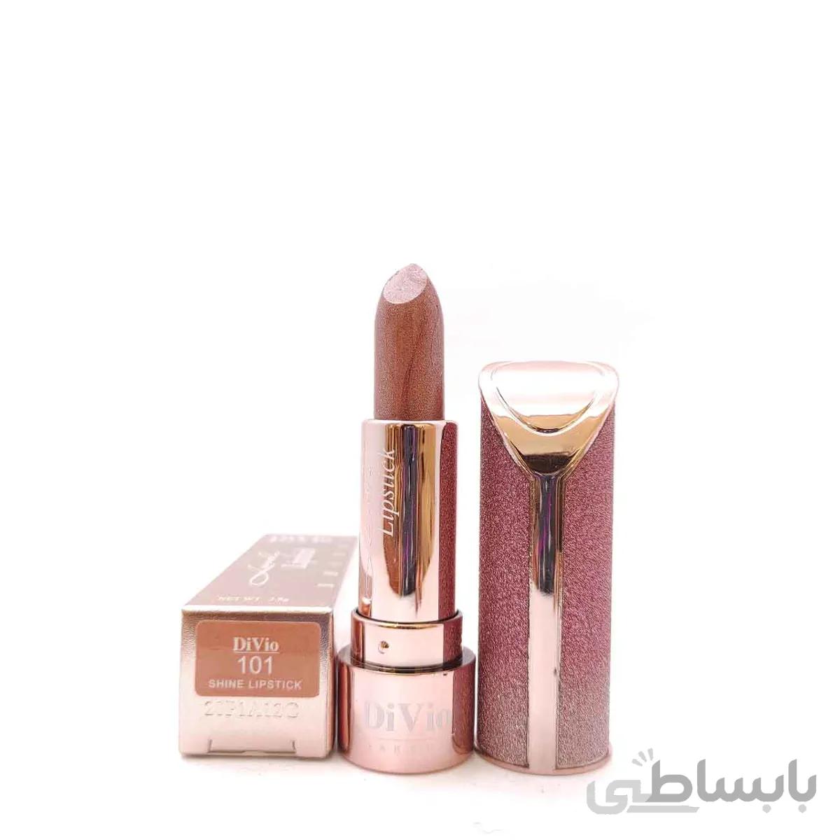 رژ لب جامدشاین دار اکلیلی دیویو Divio Lipstick
